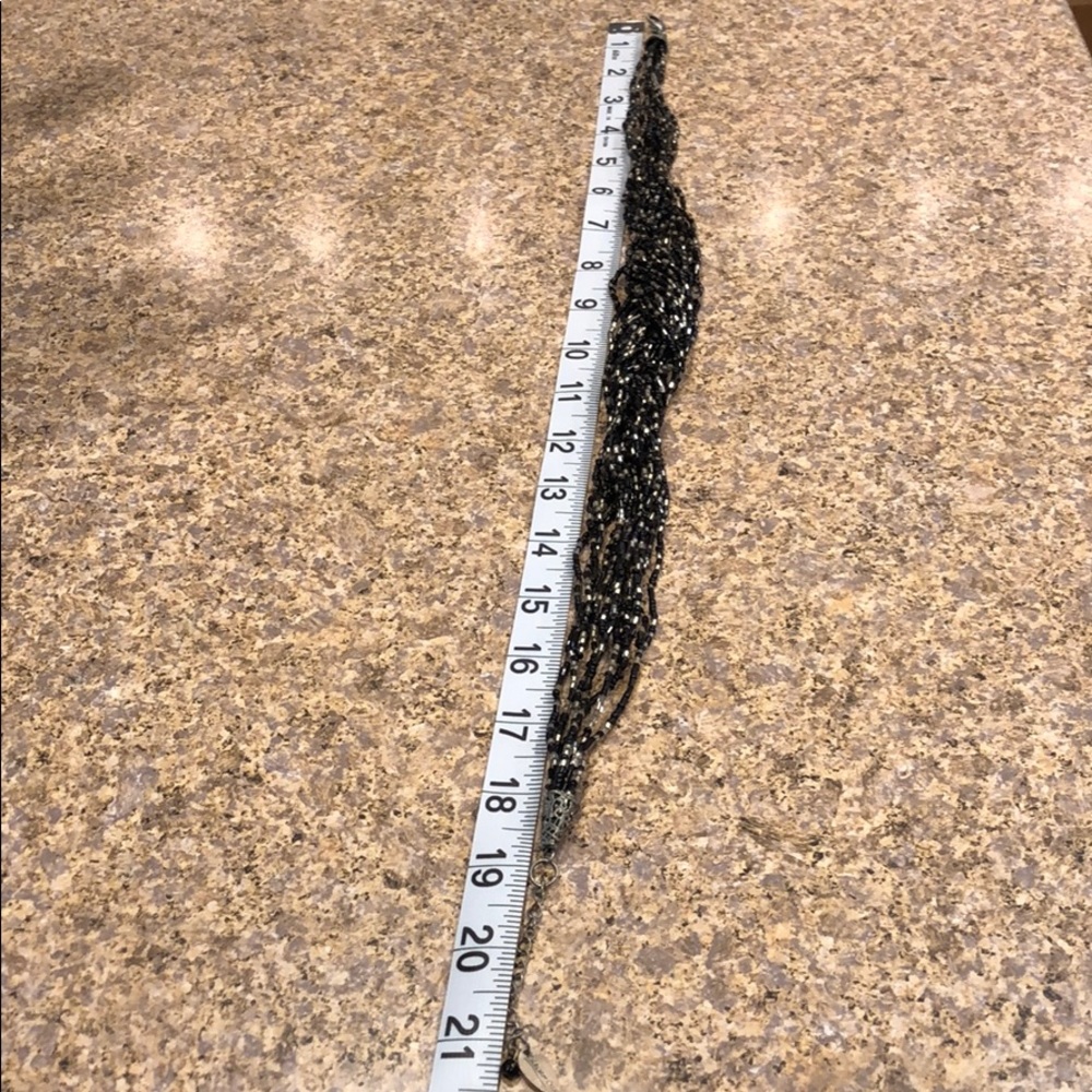 Coldwater Creek Black & Silver Necklace - Picture 7 of 8